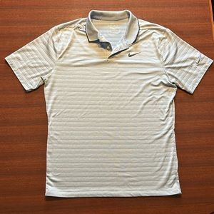 Nike gray golf polo